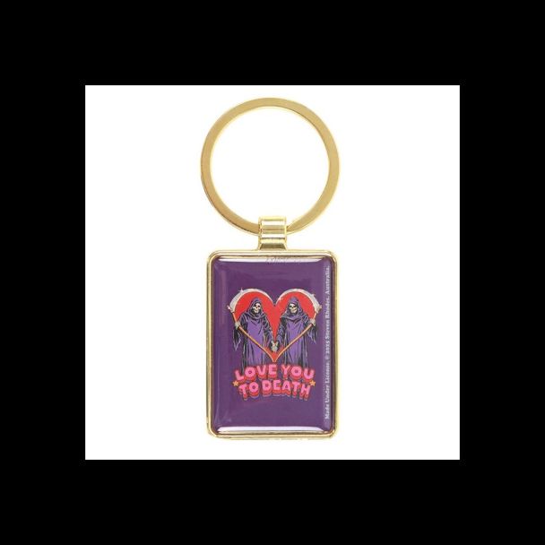 Love You To Death Keyring by Steven Rhodes