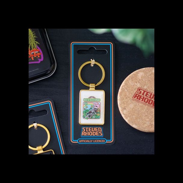 Learn About Recycling Keyring by Steven Rhodes