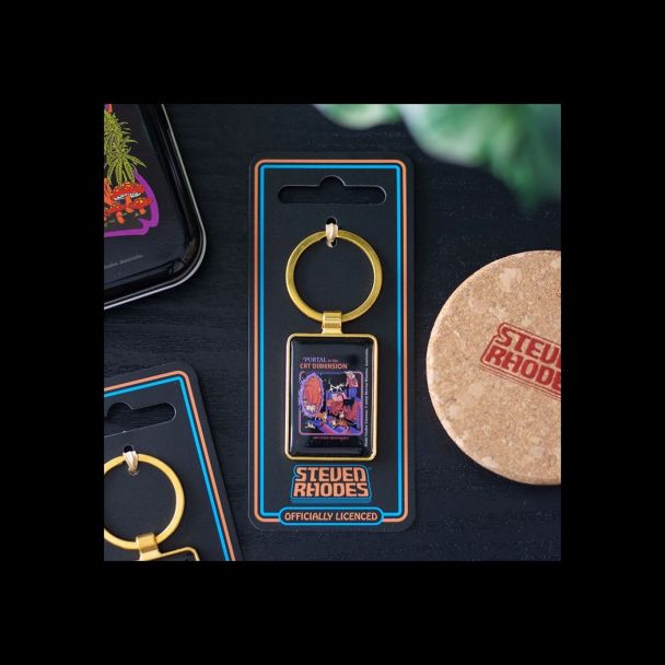 The Cat Dimension Keyring by Steven Rhodes