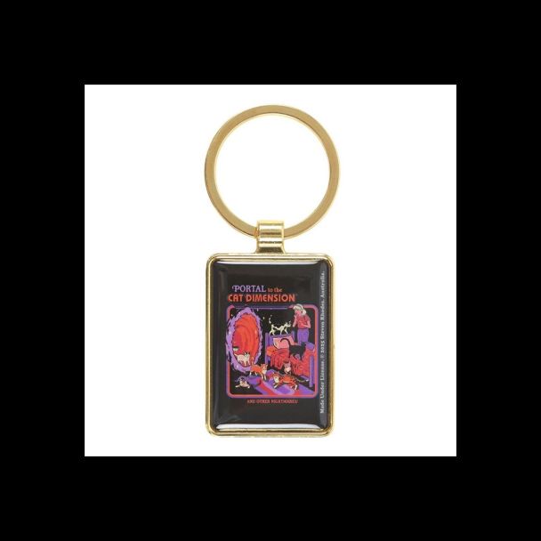 The Cat Dimension Keyring by Steven Rhodes