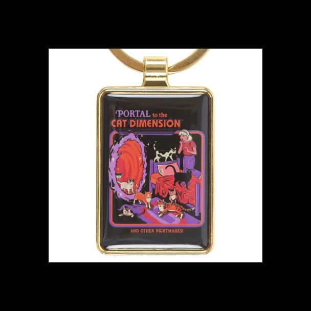 The Cat Dimension Keyring by Steven Rhodes
