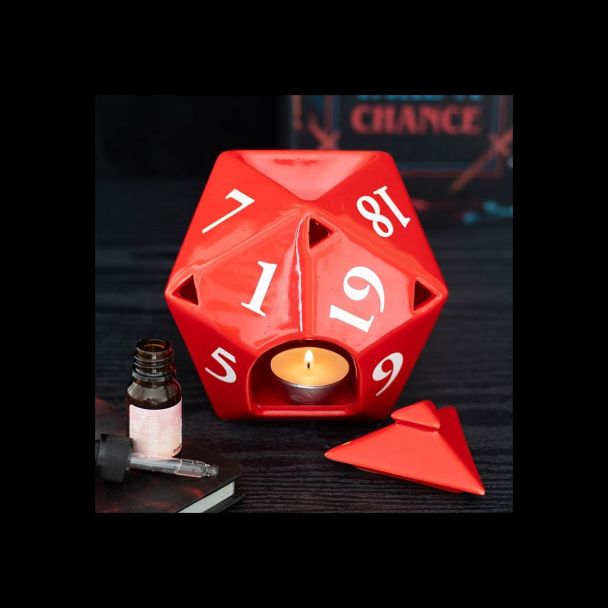 D20 Gaming Dice Shaped Oil Burner