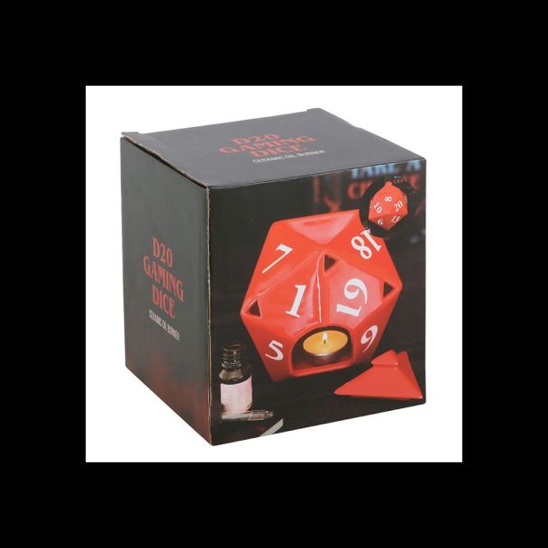 D20 Gaming Dice Shaped Oil Burner