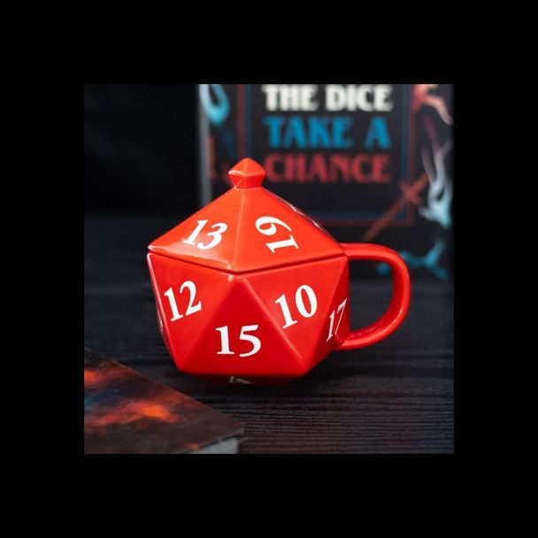 D20 Gaming Dice Shaped Mug