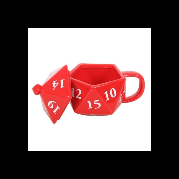 D20 Gaming Dice Shaped Mug
