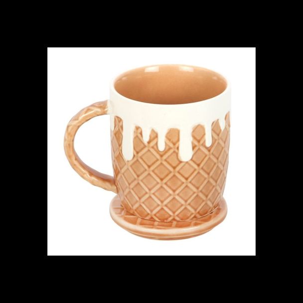 Waffle Mug and Coaster Set