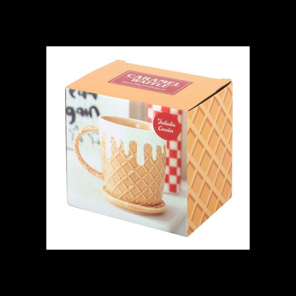 Waffle Mug and Coaster Set