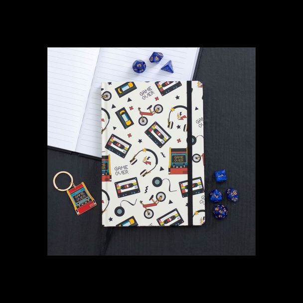 Retro 80s Print A5 Notebook