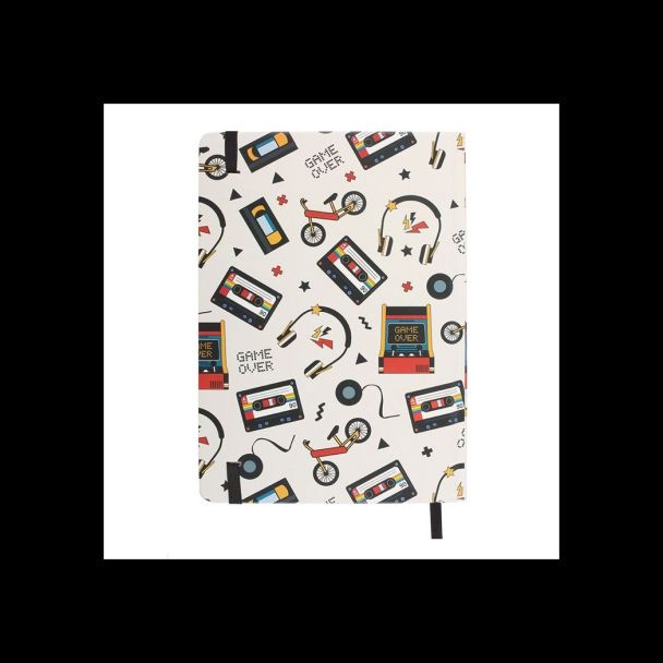 Retro 80s Print A5 Notebook