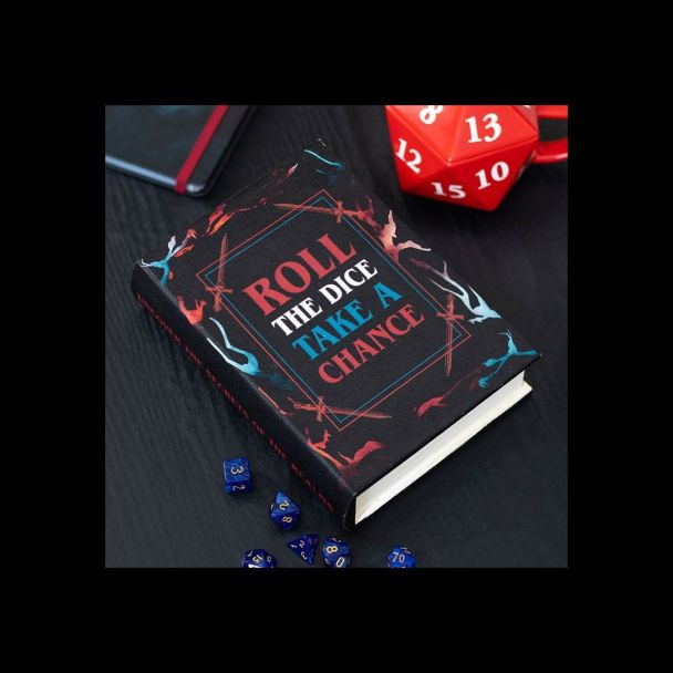 Roll the Dice, Take a Chance Book Shaped Storage Box