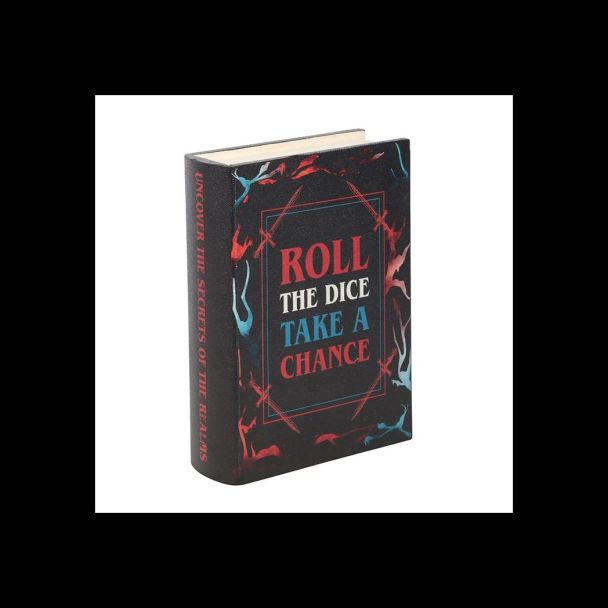 Roll the Dice, Take a Chance Book Shaped Storage Box