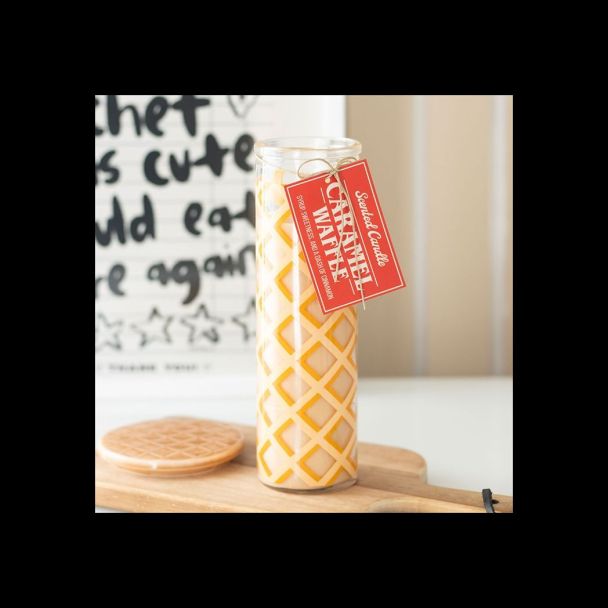 Caramel Waffle Scented Tube Candle