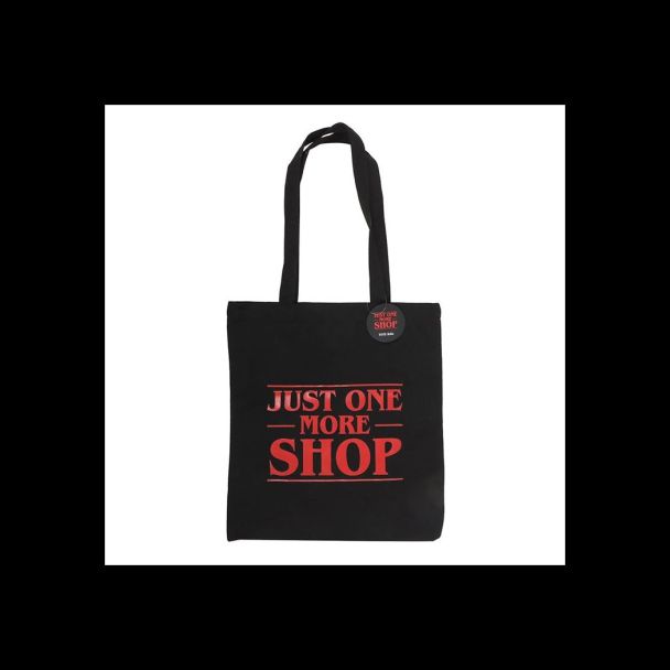 Just One More Shop Polycotton Tote Bag