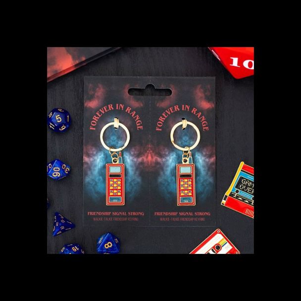 Set of 2 Friendship Walkie Talkie Keyrings