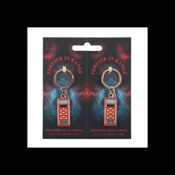 Set of 2 Friendship Walkie Talkie Keyrings