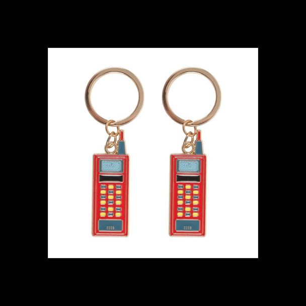 Set of 2 Friendship Walkie Talkie Keyrings