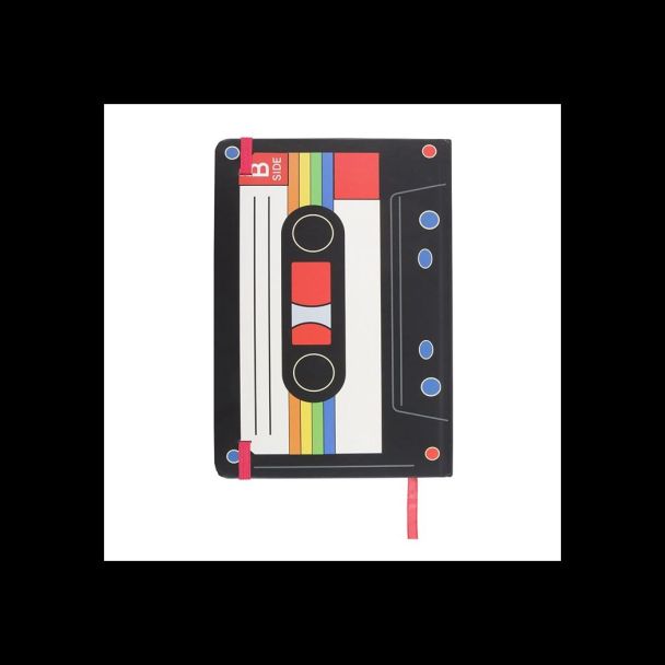 Retro Cassette Tape A5 Notebook