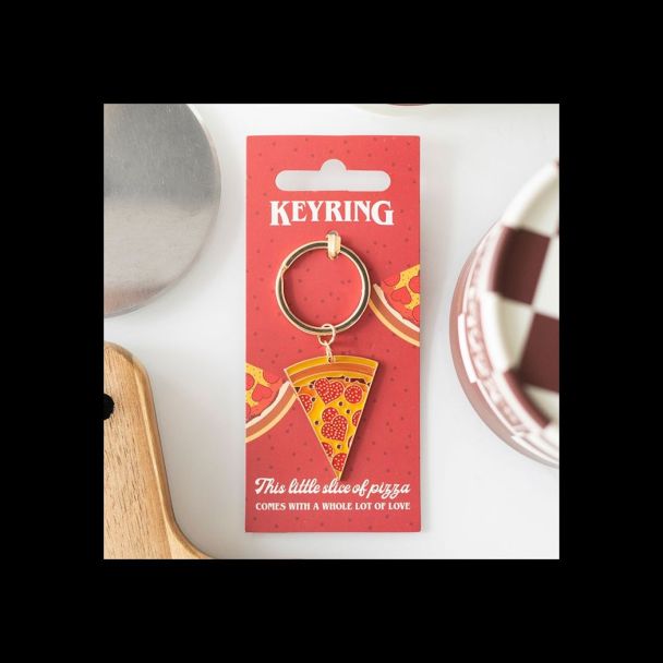 Pizza Slice Keyring