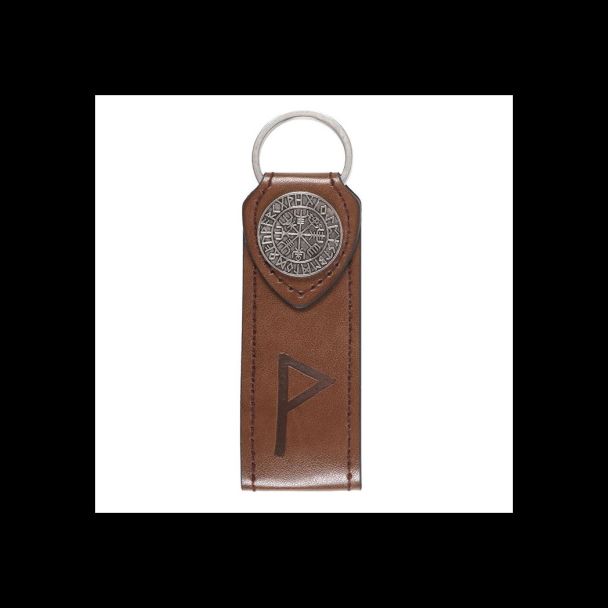 Joy Viking Rune Faux Leather Keyring