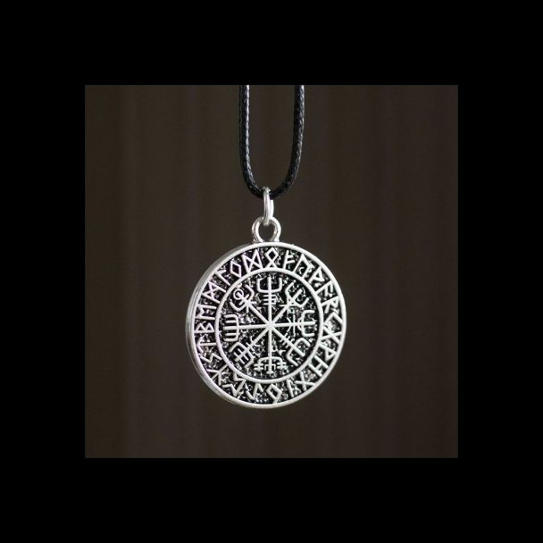 Vegvisir Viking Compass Viking Cord Necklace