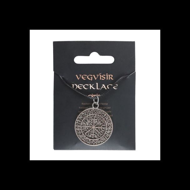Vegvisir Viking Compass Viking Cord Necklace