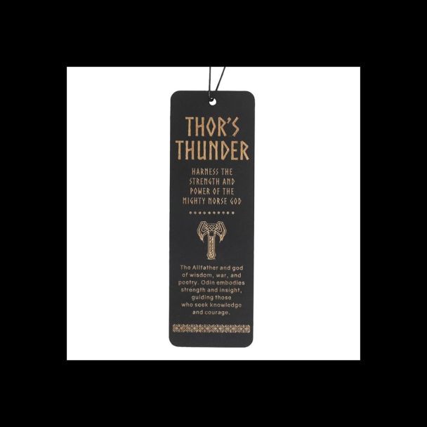Thor's Thunder Wooden Bookmark