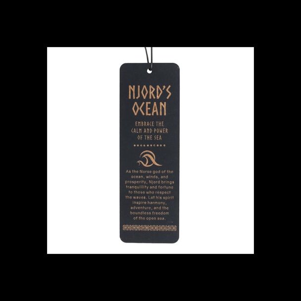 Njord's Ocean Wooden Bookmark