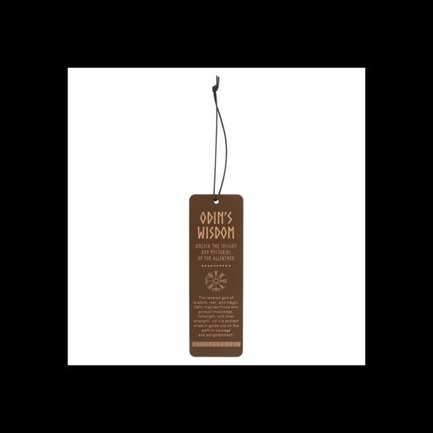 Odin's Wisdom Wooden Bookmark