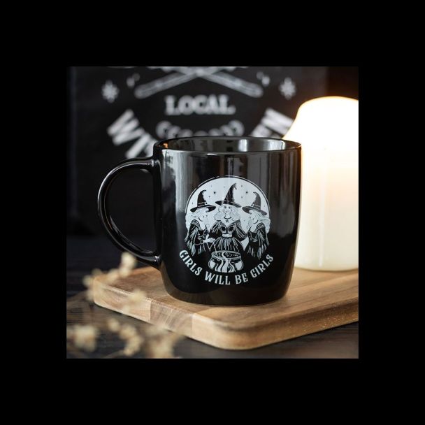 Girls Will Be Girls Witchy Mug