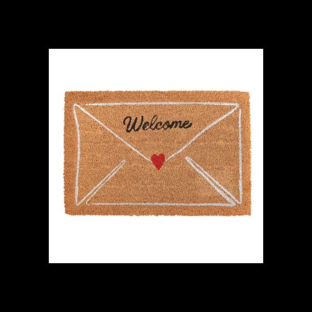 Natural Love Letter Valentine's Day Doormat