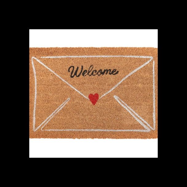 Natural Love Letter Valentine's Day Doormat