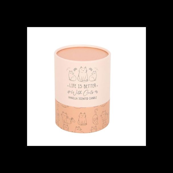 Life Is Better With Cats Vanilla Candle