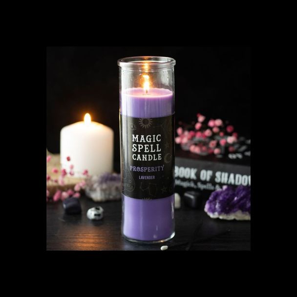 Prosperity Lavender Magic Spell Tube Candle