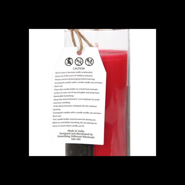 Love Red Rose Magic Spell Tube Candle