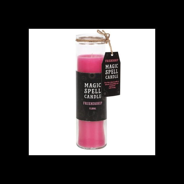 Friendship Floral Magic Spell Tube Candle
