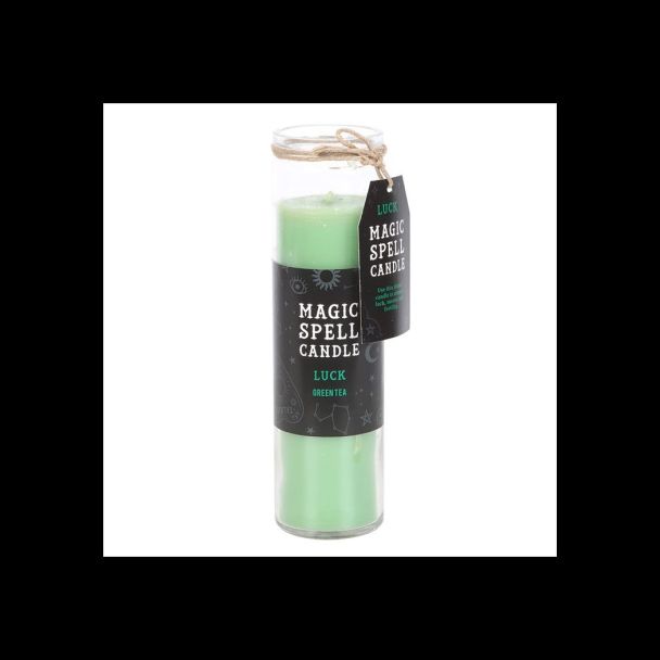 Luck Green Tea Magic Spell Tube Candle