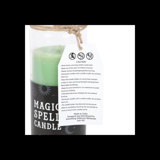 Luck Green Tea Magic Spell Tube Candle