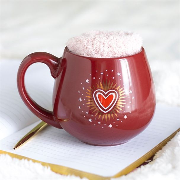 Sacred Heart Mug and Socks Set