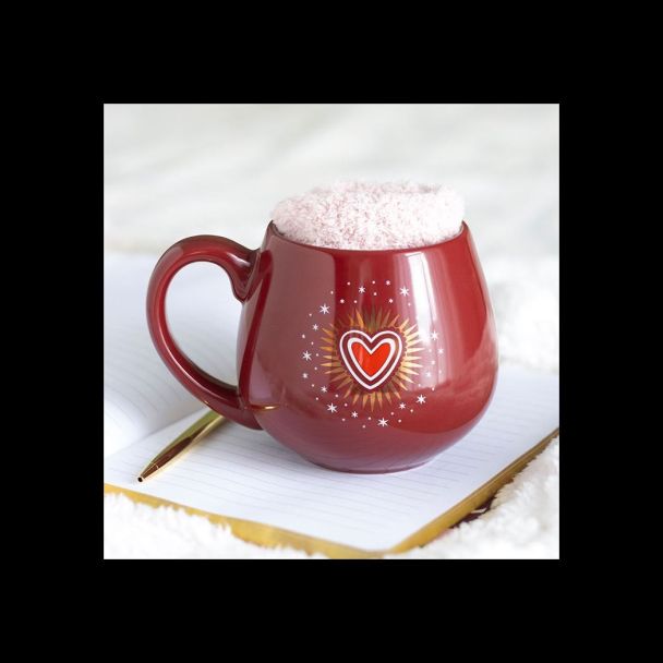 Sacred Heart Mug and Socks Set