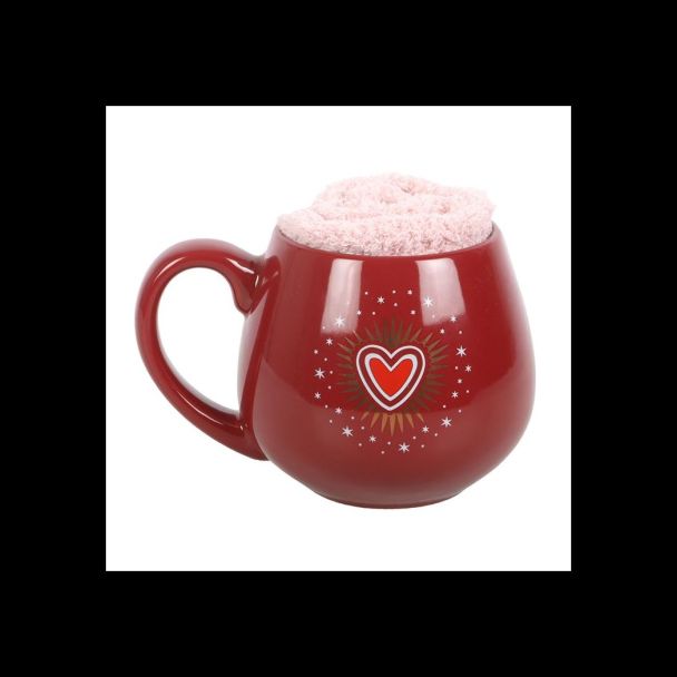 Sacred Heart Mug and Socks Set