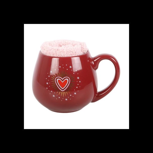 Sacred Heart Mug and Socks Set