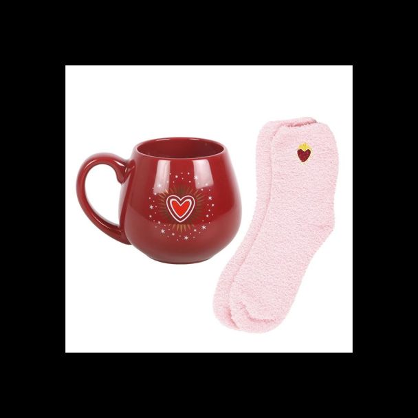 Sacred Heart Mug and Socks Set