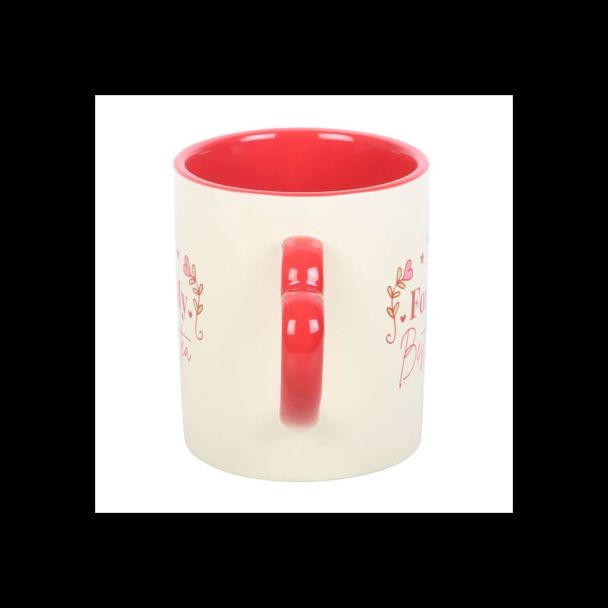 For My Best-Tea Mug with Heart Handle