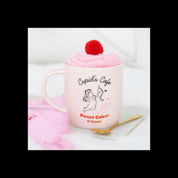 Cupid's Café Mug, Spoon and Socks Set
