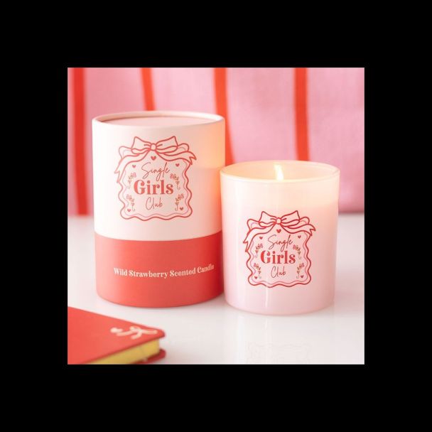 Single Girls Club Wild Strawberry Candle