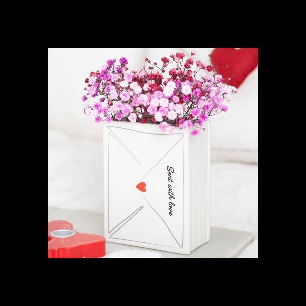 Love Letter Valentine's Day Flower Vase