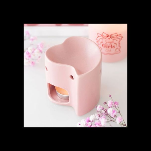 Pink Heart Oil Burner
