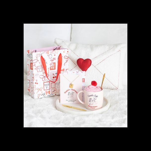 Valentine Postage Stamp Print Gift Bag
