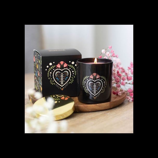 Midnight Bloom Black French Tulip Scented Candle