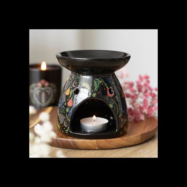 Midnight Bloom Print Oil Burner